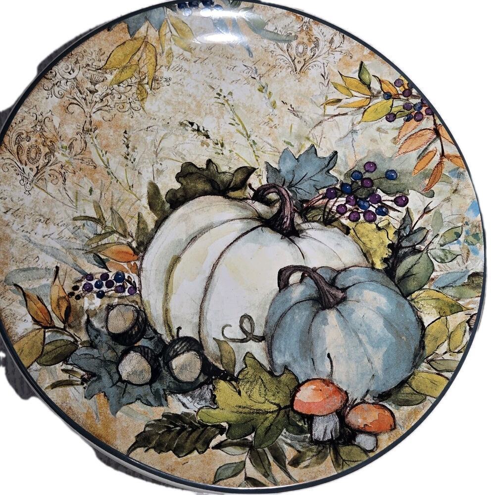 Certified International Susan Winget Set of 4 Plates 9" Boho Cottage Farmhouse